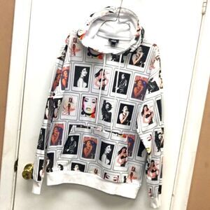 Selena AOP All Over Print Hoodie Mens size Small